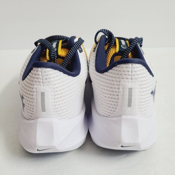 Nike Air Zoom Pegasus 40 West Virginia Mountaineers Shoes DZ6005-100 Size 8.5